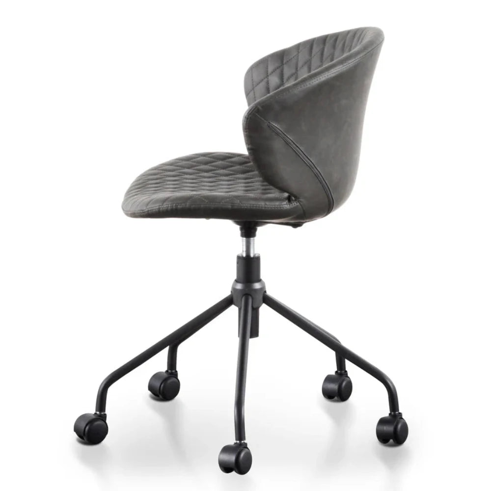 Sylix Office Chair - Charcoal with Black Base-houseofhyne