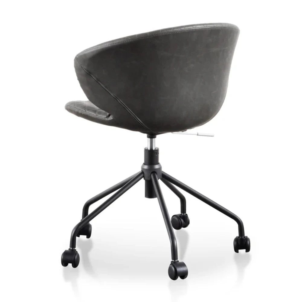 Sylix Office Chair - Charcoal with Black Base-houseofhyne