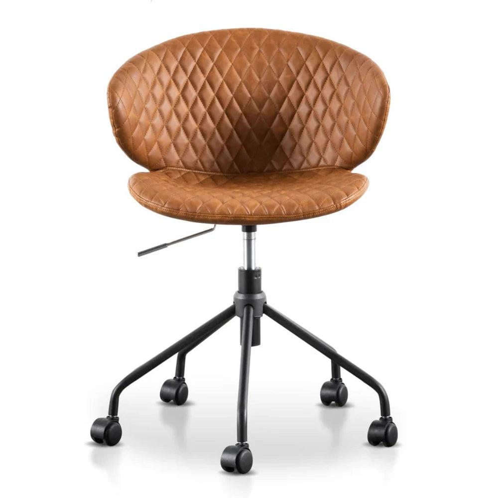 Zalmar Office Chair - Tan with Black Base-houseofhyne