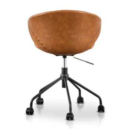 Zalmar Office Chair - Tan with Black Base-houseofhyne