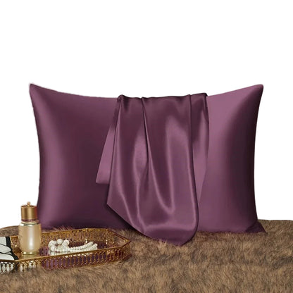 Royal Lavender Anyhouz Pillowcase 50x75cm Purple Natural Mulberry Silk for Comfortable and Relaxing Home Bed 1