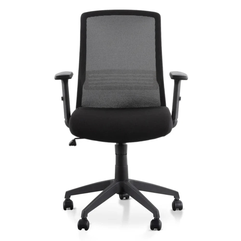 Galvak Mesh Office Chair - Full Black-houseofhyne