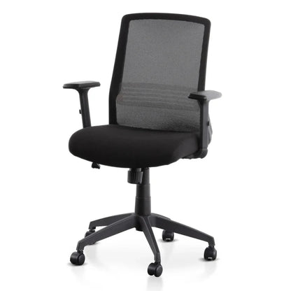 Galvak Mesh Office Chair - Full Black-houseofhyne