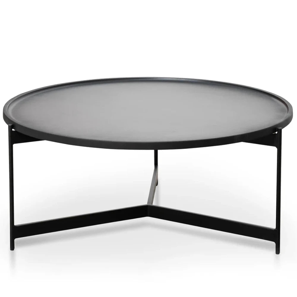 Quorvex 90cm Coffee Table - Matt Black-houseofhyne