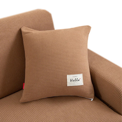 Sandy Serenity Anyhouz Pillowcase 45x45cm Camel Polyester Thick Stretchable Cushion for Living Room 1