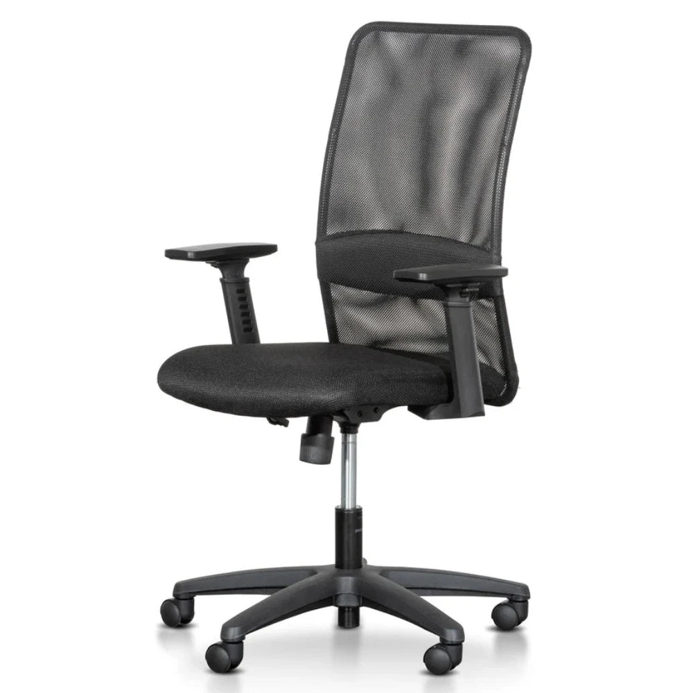 Varnok Mesh Office Chair - Black-houseofhyne