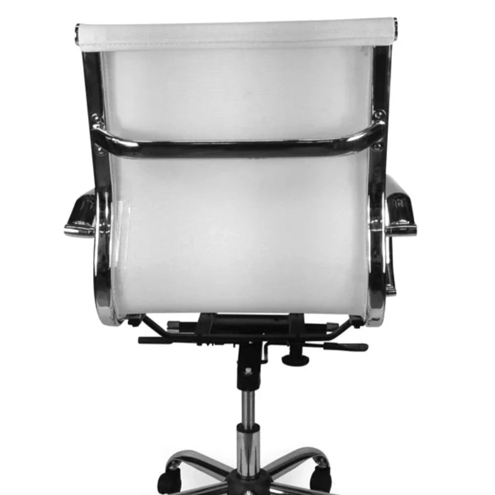 Xeltran Designer Mesh Boardroom Office Chair - White-houseofhyne