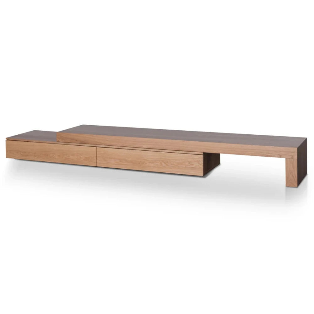 Ylzon Extendable TV Entertainment Unit - Natural Oak-houseofhyne