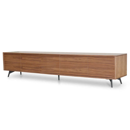 Vralon 2.4m TV Entertainment Unit - Walnut-houseofhyne