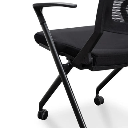 Tyran Office Visitor Chair - Black-houseofhyne