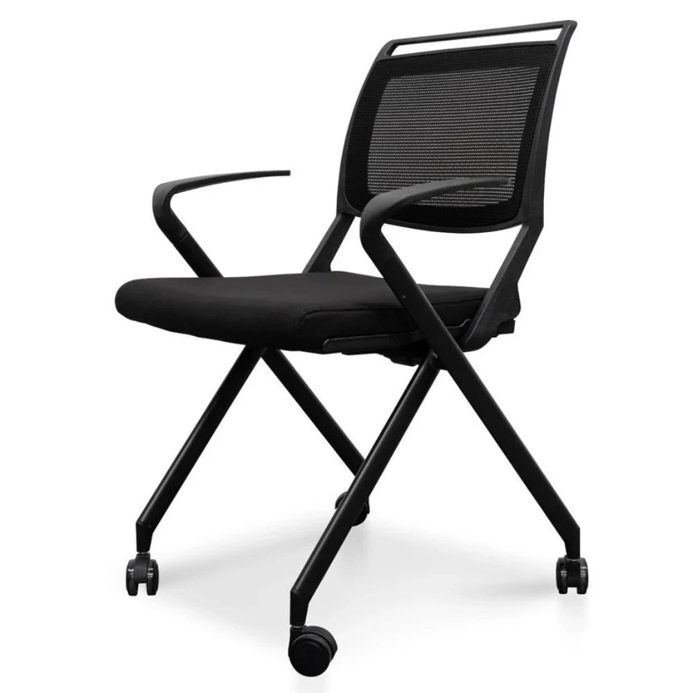 Tyran Office Visitor Chair - Black-houseofhyne