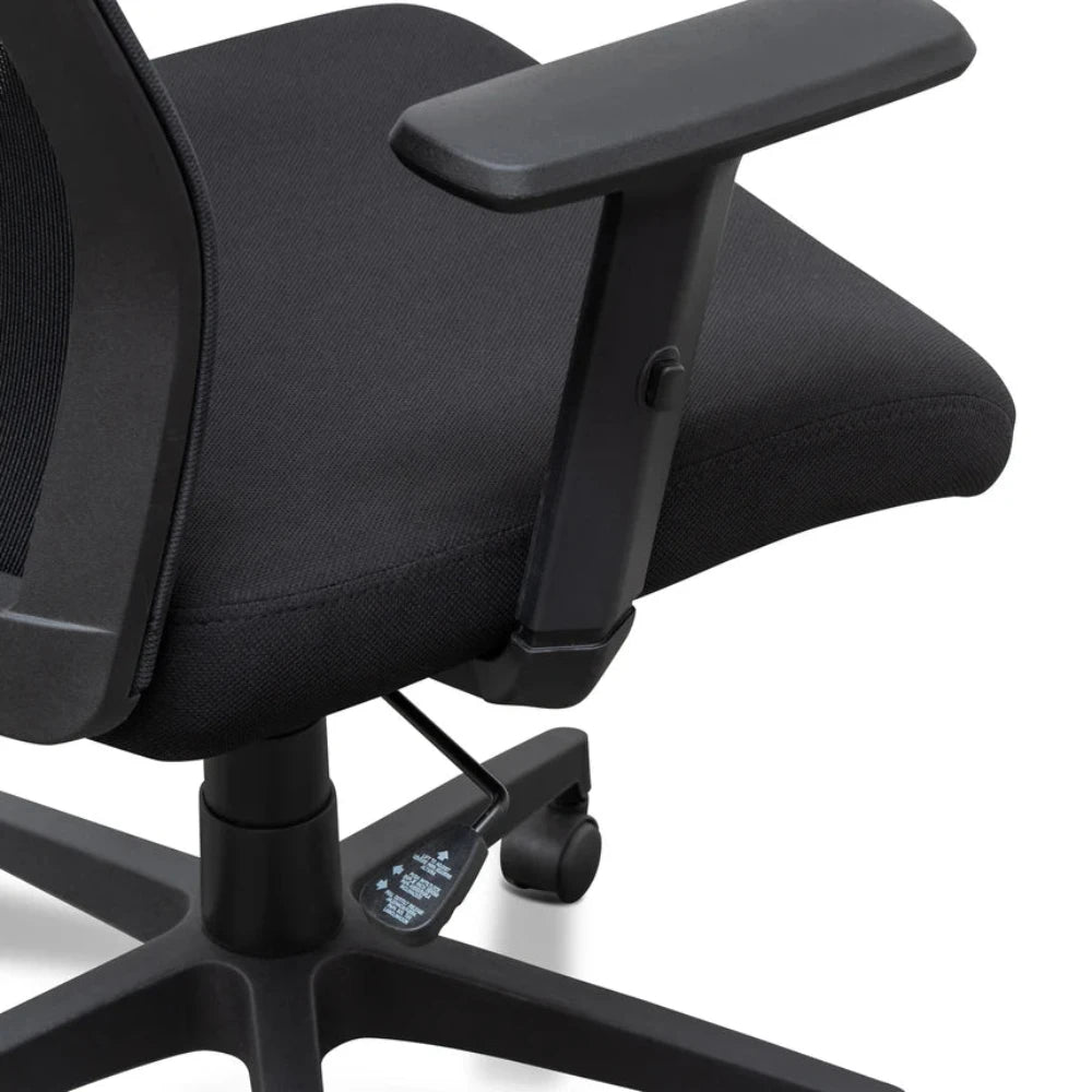 Zylox Mesh Office Chair - Black-houseofhyne