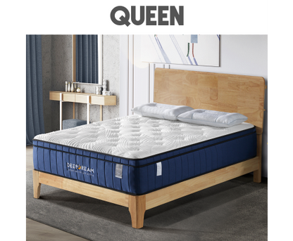 Cool Gel Memory Foam Mattress 5 Zone Latex 34cm - Queen - House of Hyne