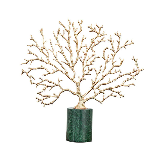 Lumara Anyhouz Tabletop Tree Snowflake Home Decor Marble Base 1