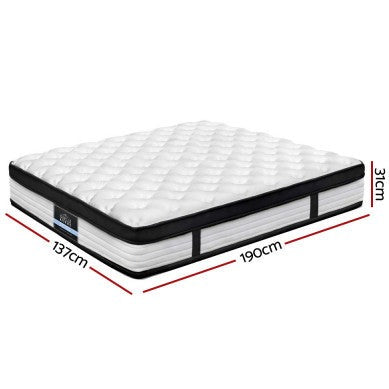 Top Euro Giselle Bedding 31cm Mattress  Double