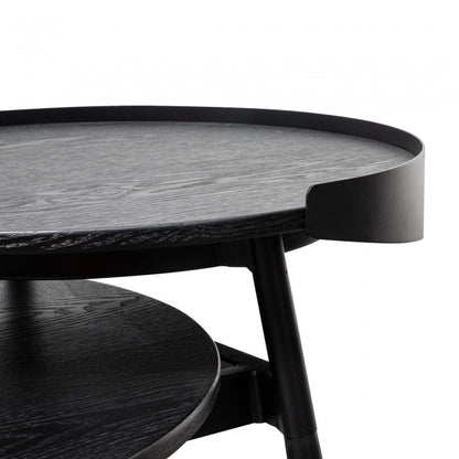 Tyler Timber Coffee Table - Black Veneer - Notbrand