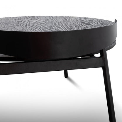 Tyler Timber Coffee Table - Black Veneer - Notbrand