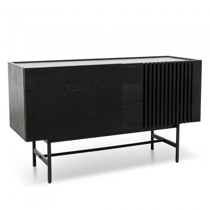 Turin 2 Door Buffet Unit - Black - Notbrand