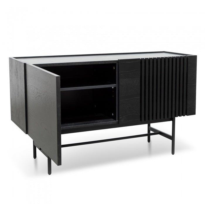 Turin 2 Door Buffet Unit - Black - Notbrand