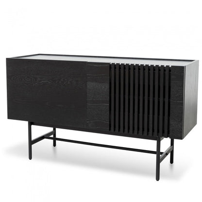 Turin 2 Door Buffet Unit - Black - Notbrand