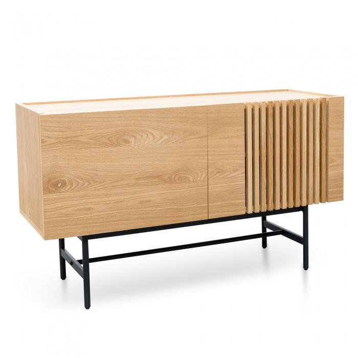 Turin 2 Doors Buffet Unit - Natural Black Legs - Notbrand