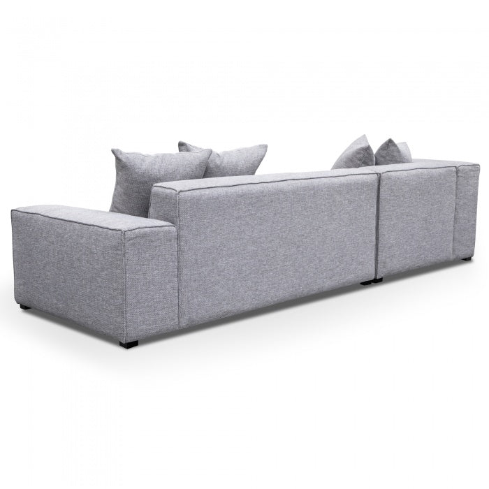 Graphite Elegance 2-Seater Sofa with Left Chaise - House of Hyne