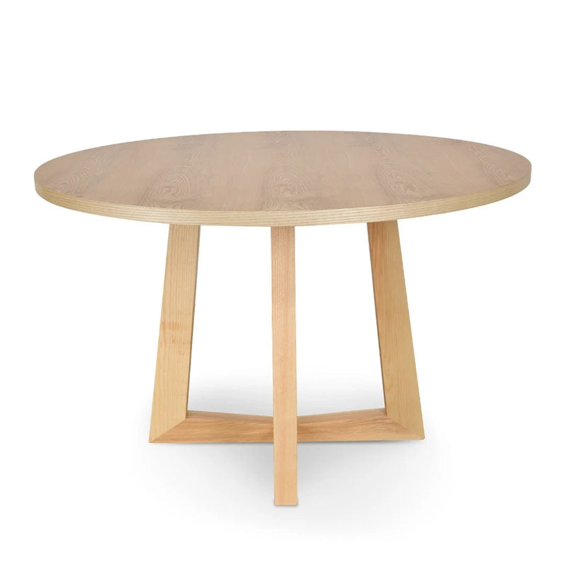 Oxbay Natural Round Dining Table - 1.2m - Notbrand