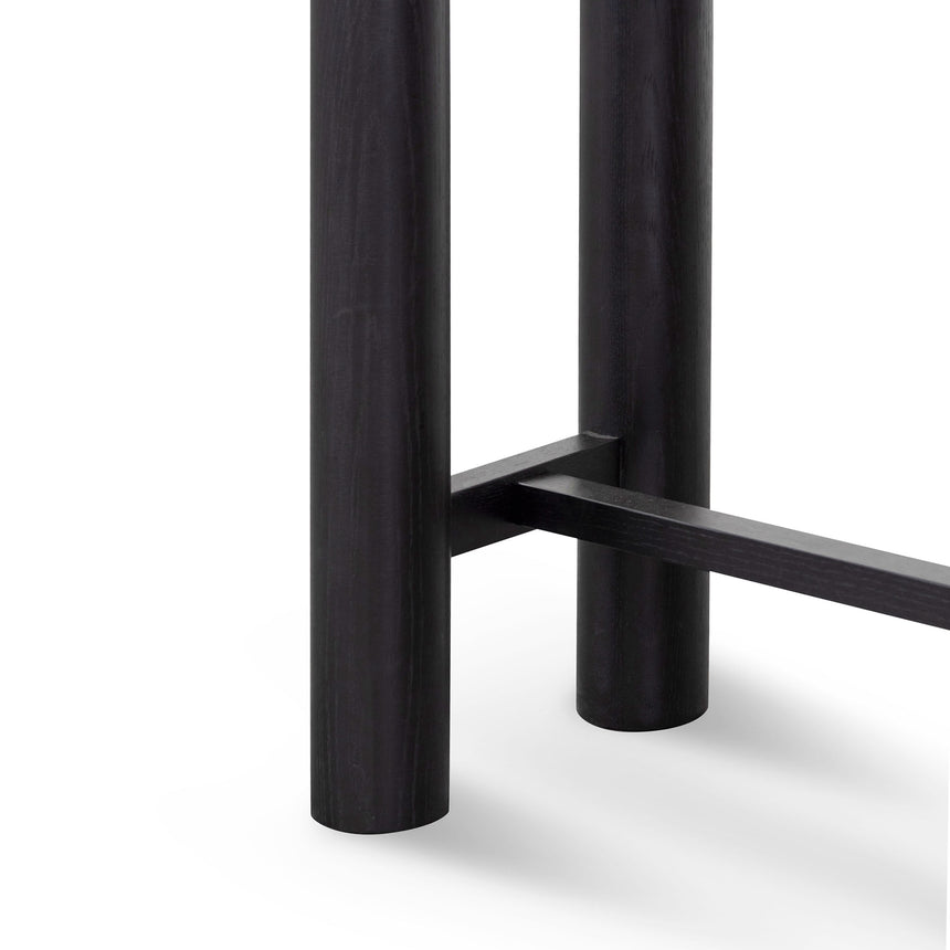 1.5m Console Table - Full Black - Notbrand