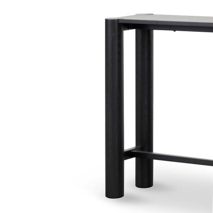 1.5m Console Table - Full Black - Notbrand