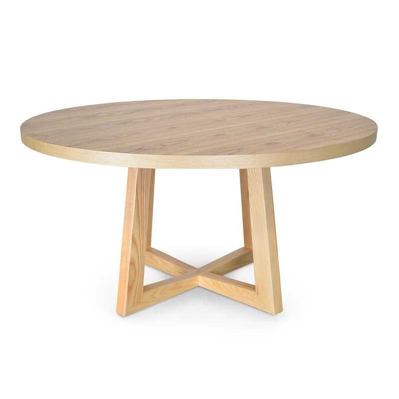 Natural Rook 1.5m Round Dining Table - House of Hyne