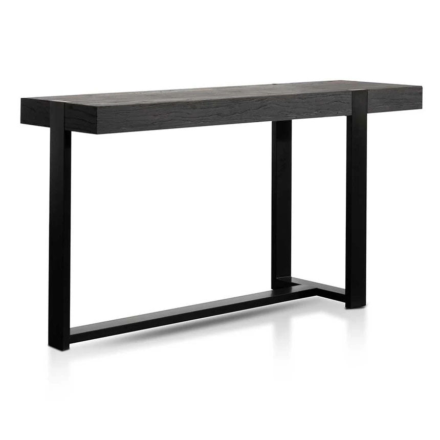 1.5m Wooden Console Table - Full Black - Notbrand