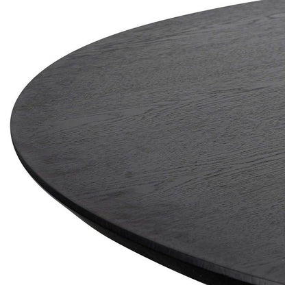 Noir Wisteria 1.5m Round Wooden Table - House of Hyne