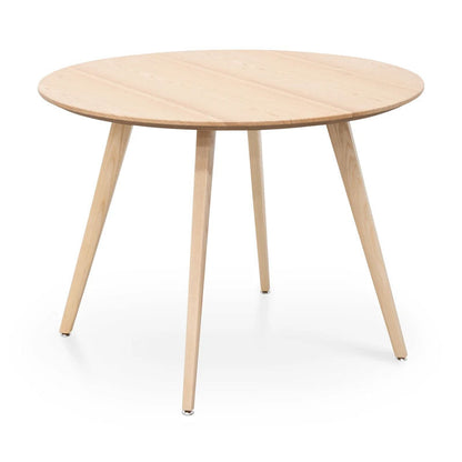 Caro Natural Round Dining Table - 100cm - Notbrand