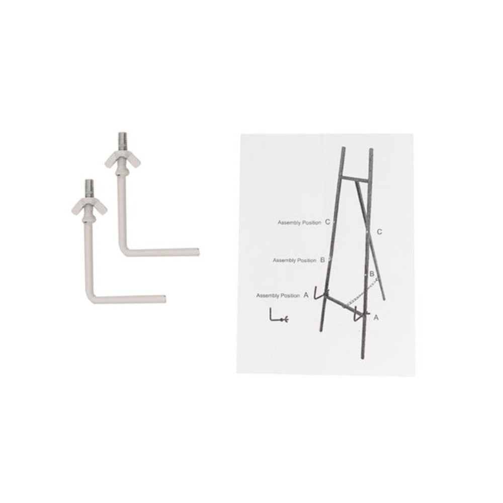 Tripod Metal Easel in White - 150cmh - Notbrand