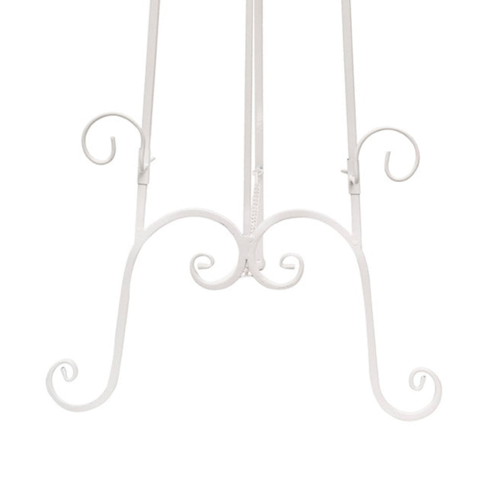 Metal Easel French Style - White - Notbrand