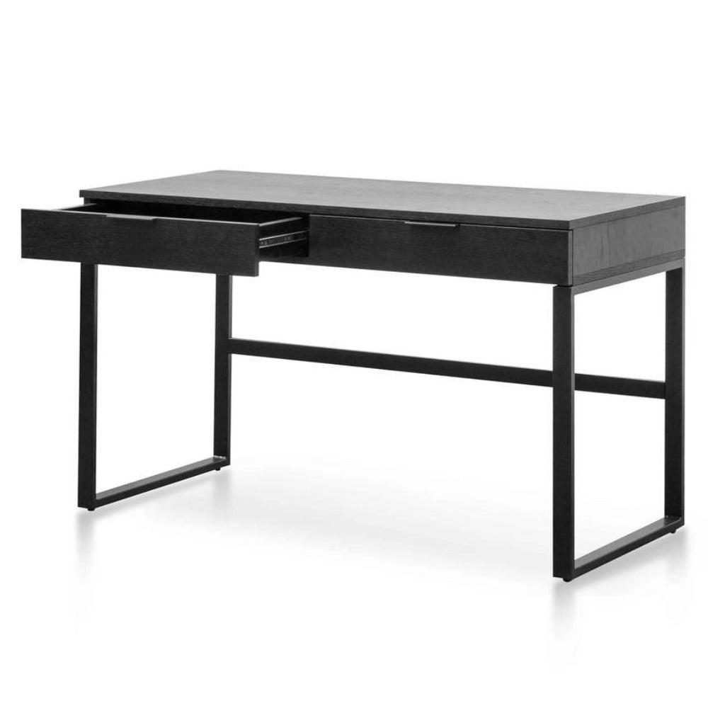 120cm Home Office Desk - Black - Notbrand