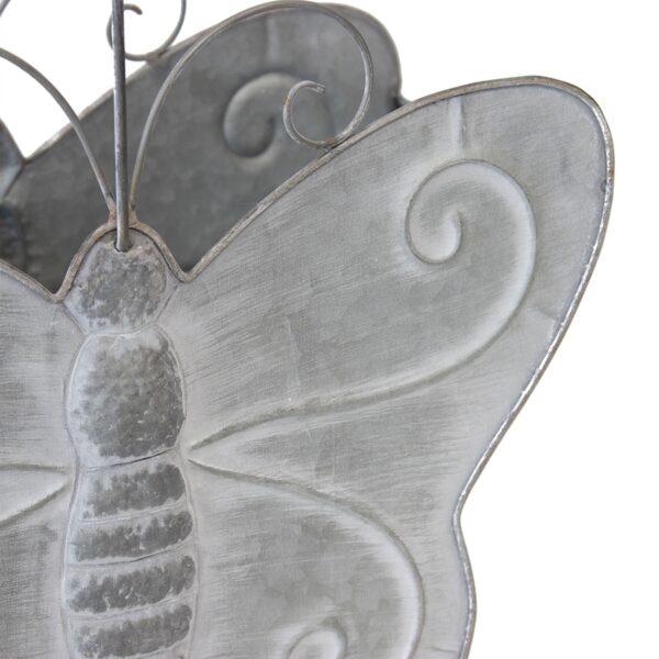 Nested Distressed-Finish Butterfly Planters Set - 2 Pieces - Notbrand