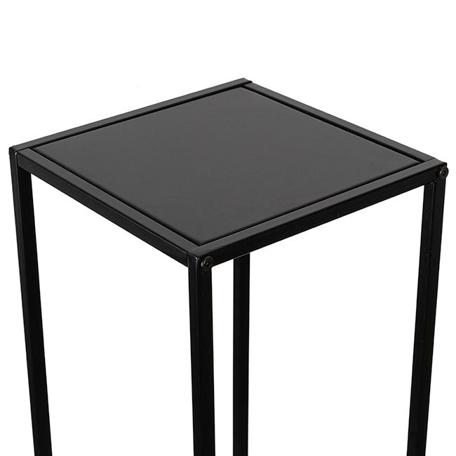 Metal Centrepiece Flower Table Stand in Black - Large - Notbrand