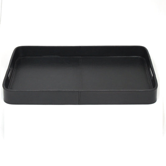 Sixpenny Dark Leather Tray - Notbrand