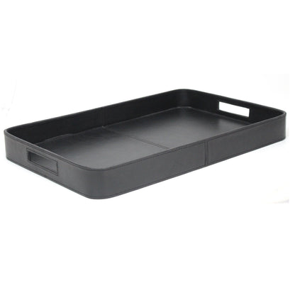 Sixpenny Dark Leather Tray - Notbrand