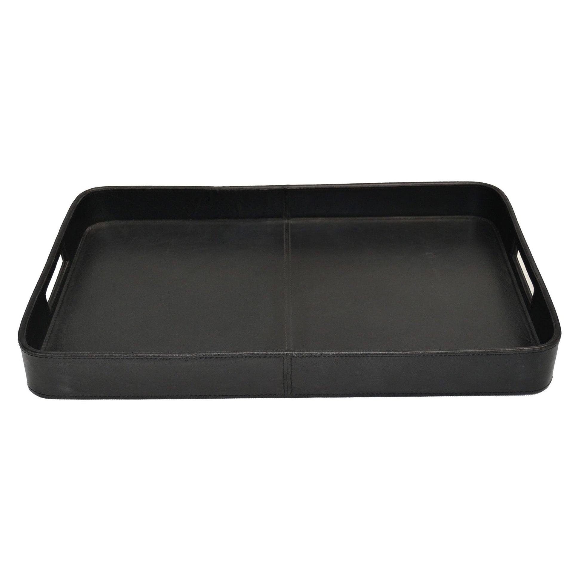 Nabishe Buffalo Leather Tray - Black - Notbrand