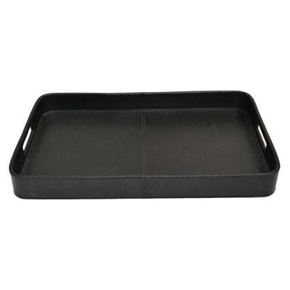 Nabishe Buffalo Leather Tray - Black - Notbrand