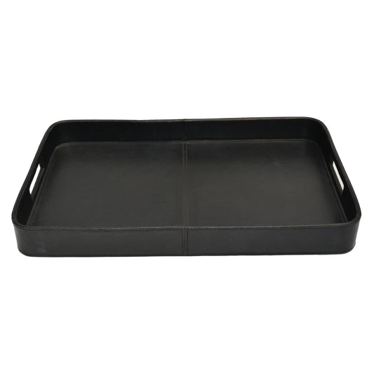 Nabishe Buffalo Leather Tray - Black - Notbrand