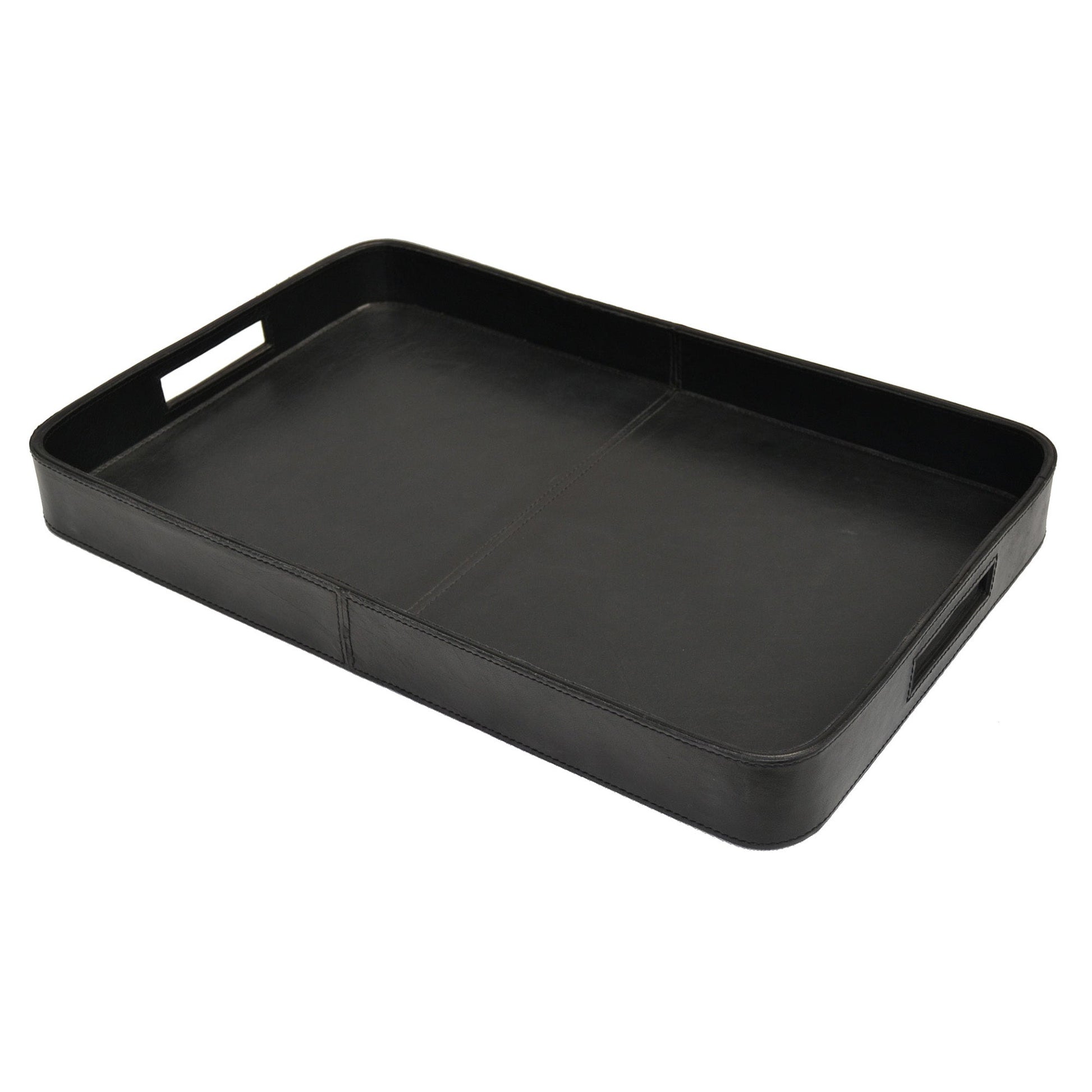 Nabishe Buffalo Leather Tray - Black - Notbrand