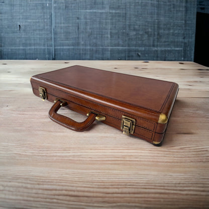 Poker Game Set With Leather Box - Notbrand