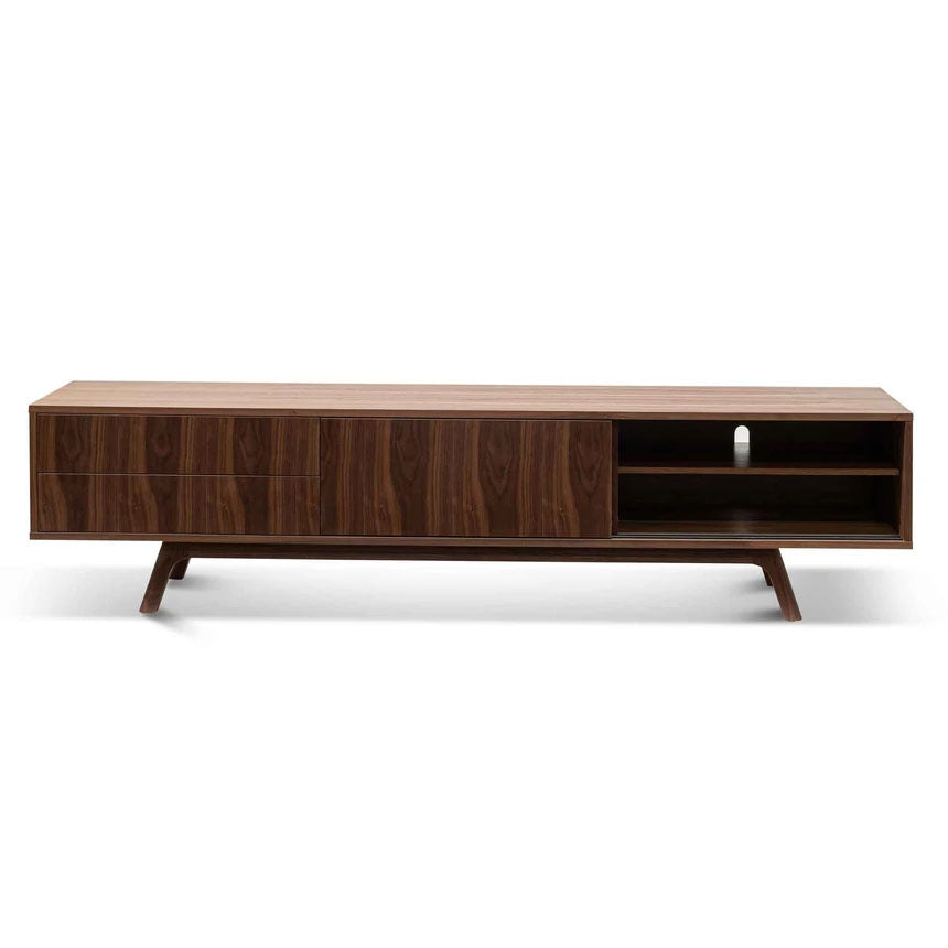 Miniata 2.1m Walnut TV Unit  - House of Hyne