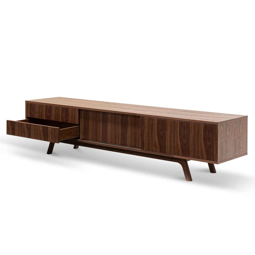 Miniata 2.1m Walnut TV Unit  - House of Hyne