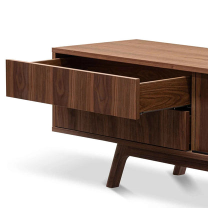 Miniata 2.1m Walnut TV Unit  - House of Hyne