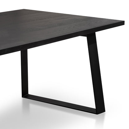 Midnight Syringa Oak Dining Table - House of Hyne