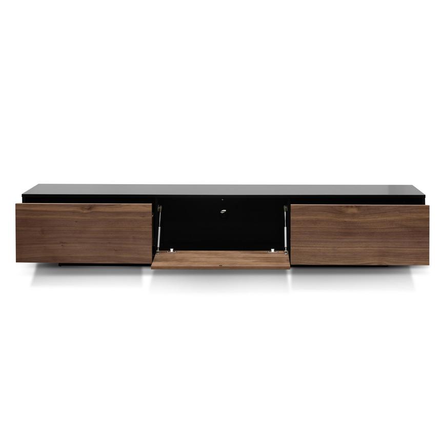 Midnight Walnut Sigmis Entertainment Unit - 2.3m - House of Hyne